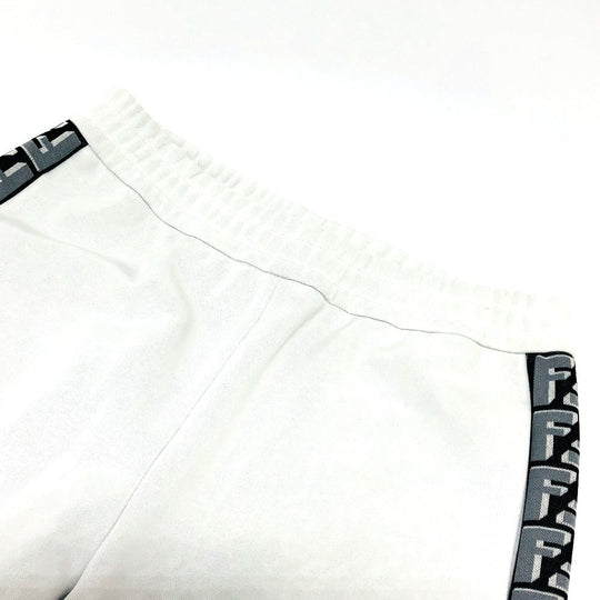 FENDI Pants FAB645 polyester gray Zucca Pattern mens ‚l Used Authentic