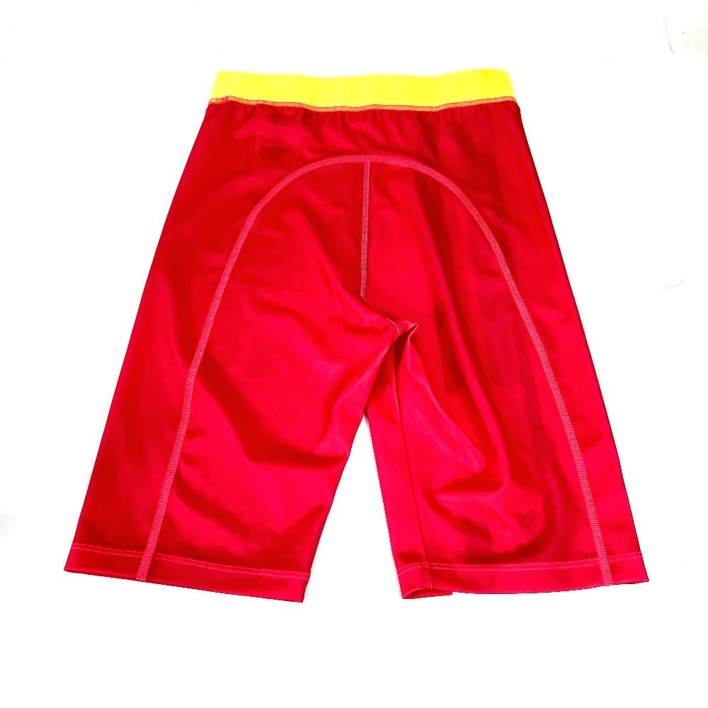 FENDI Shorts FAB191 Nylon, Polyurethane pink logo Women 36 Used Authentic
