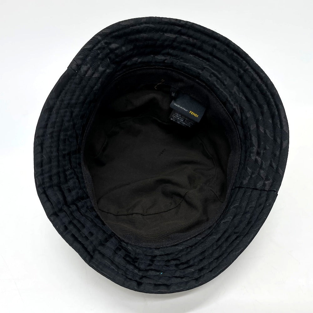 FENDI hat Nylon black Zucca unisex(Unisex) M Used Authentic