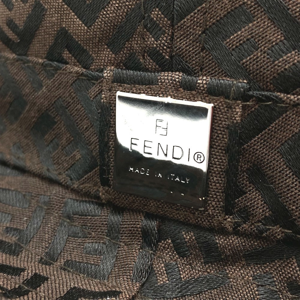 FENDI hat cotton Brown Zucchino Bucket hat Women S Used Authentic