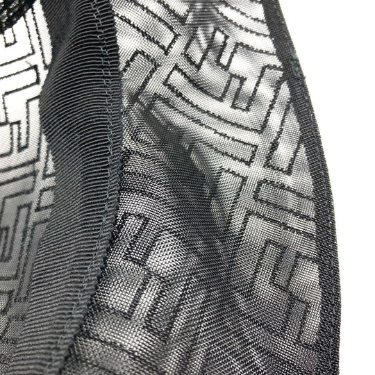 FENDI hat FXQ801 Nylon black FF Zucca Pattern mesh unisex(Unisex) L Used Authentic