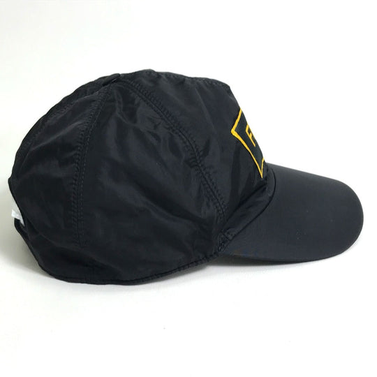 FENDI cap FXQ768 Nylon, Cotton black logo