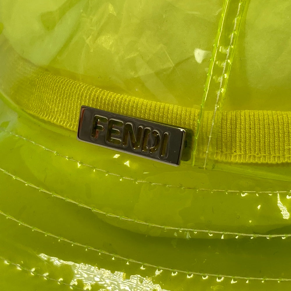 FENDI hat FXQ632 Plastics yellow With logo unisex(Unisex) Used Authentic