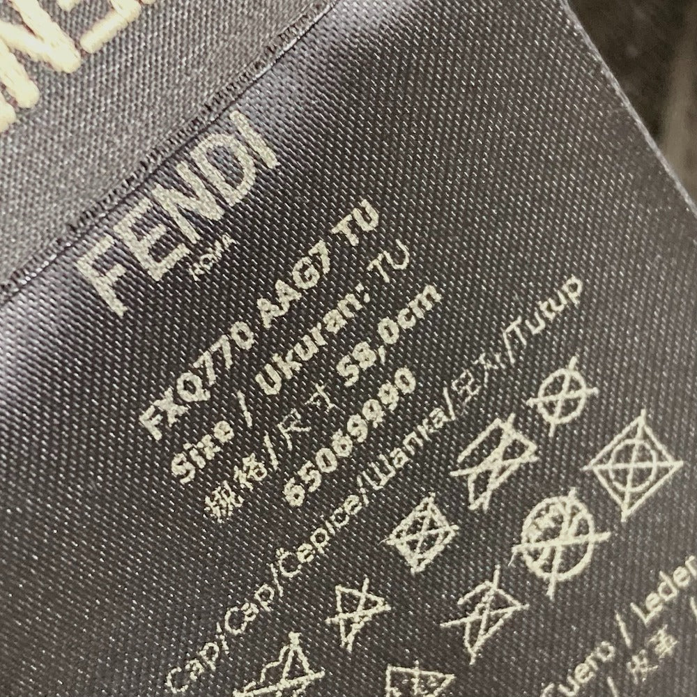 FENDI cap FZQ770 polyamide black Zucca