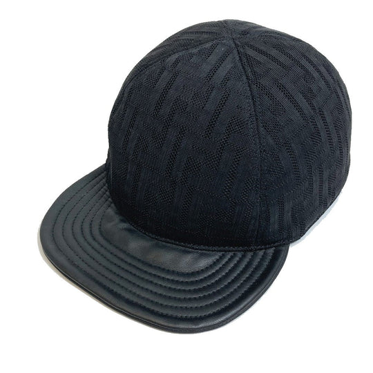 FENDI cap FZQ770 polyamide black Zucca