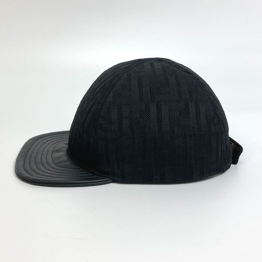 FENDI cap FZQ770 polyamide black Zucca