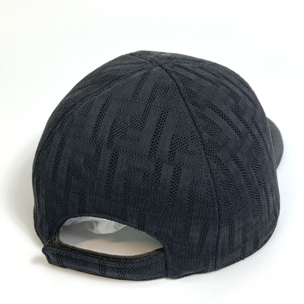 FENDI cap FZQ770 polyamide black Zucca