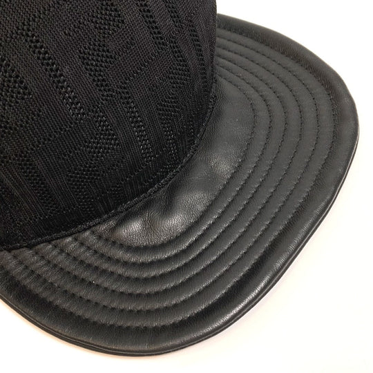 FENDI cap FZQ770 polyamide black Zucca