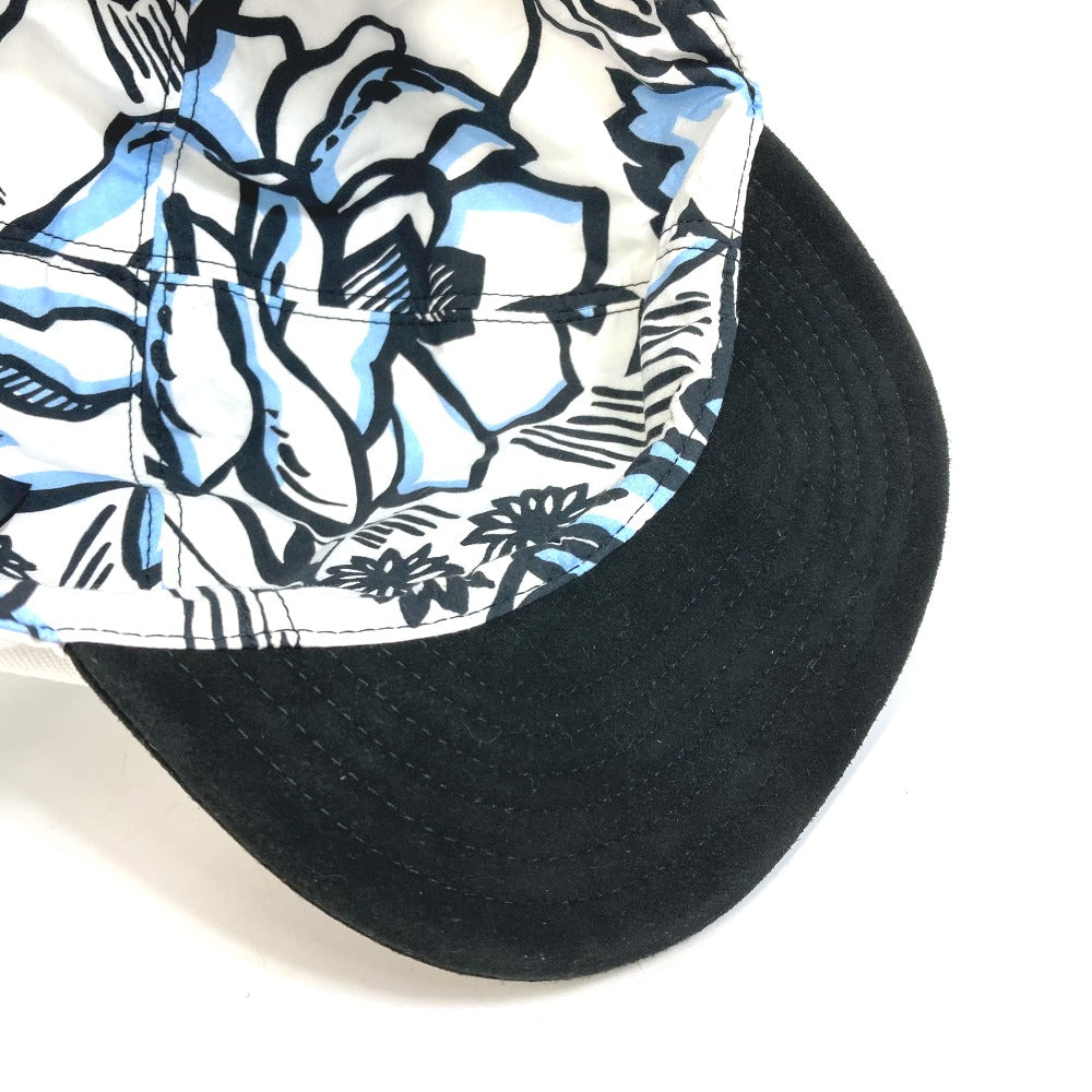 FENDI cap FXQ770 Cotton, Leather White x black hat Joshua Vides 58