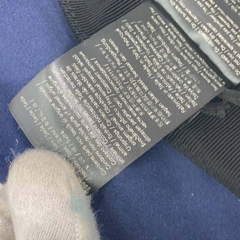 FENDI hat FXQ801 Goatskin blue logo bicolor 60