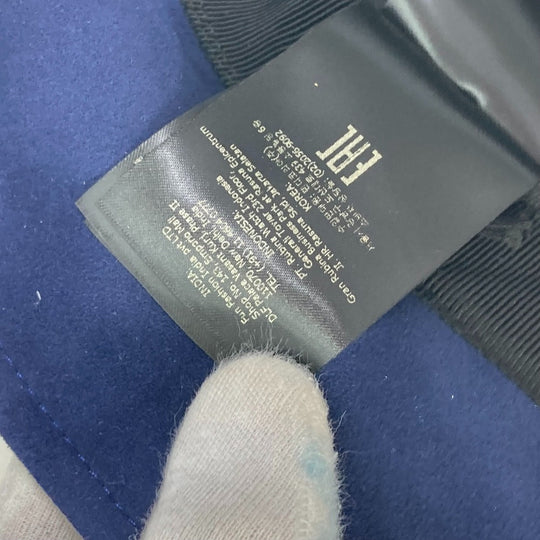 FENDI hat FXQ801 Goatskin blue logo bicolor 60