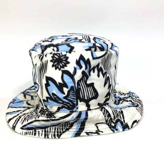 FENDI hat Nylon blue Hat Hat Bucket Hat Bob Hat Joshua Vides Reversible Bucket Hat mens Used Authentic
