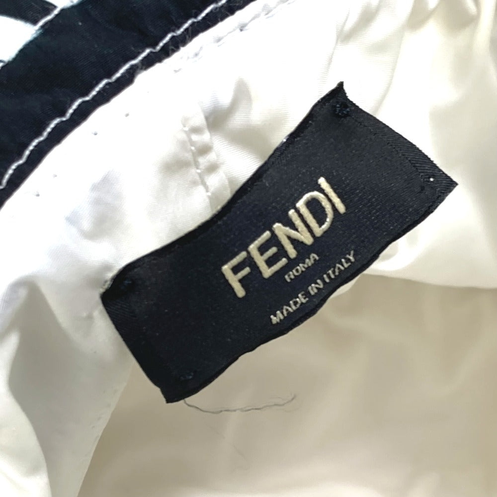 FENDI hat Nylon blue Hat Hat Bucket Hat Bob Hat Joshua Vides Reversible Bucket Hat mens Used Authentic