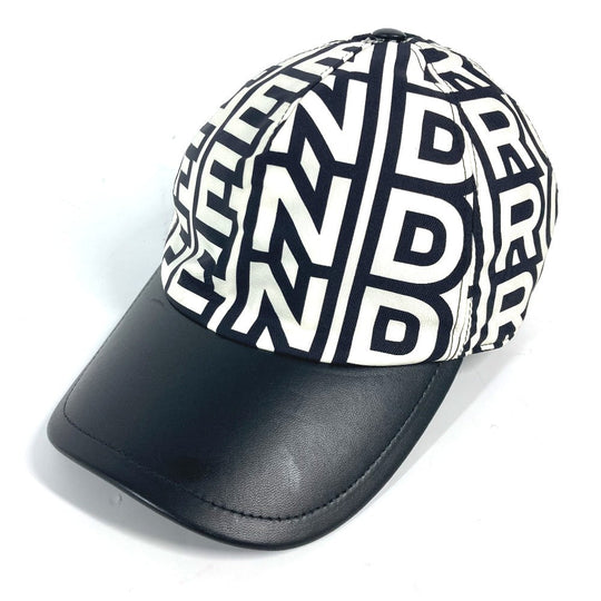 FENDI cap FXQ768 Nylon white Marc Jacobs collaboration logo Women Used Authentic