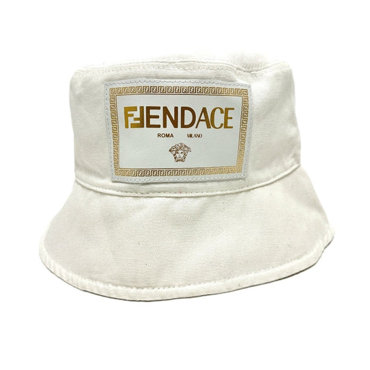 FENDI hat FXQ801 cotton white Versace VERSACE collaboration Fendace FENDACE