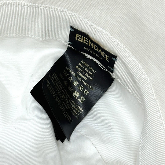 FENDI hat FXQ801 cotton white Versace VERSACE collaboration Fendace FENDACE