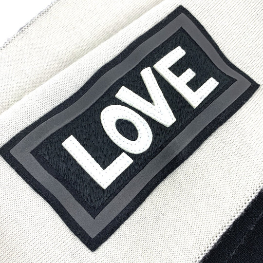 FENDI Scarf FXS124 wool Black x white logo scarf unisex(Unisex) Used Authentic