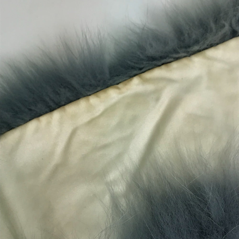 FENDI Scarf FNG426 fur blue Fur tippet with hook Women Used Authentic