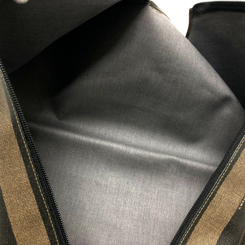 FENDI Garment bag Leather / PVC Brown Costume case Costume cover Pecan Pattern Suit cover mens Used Authentic
