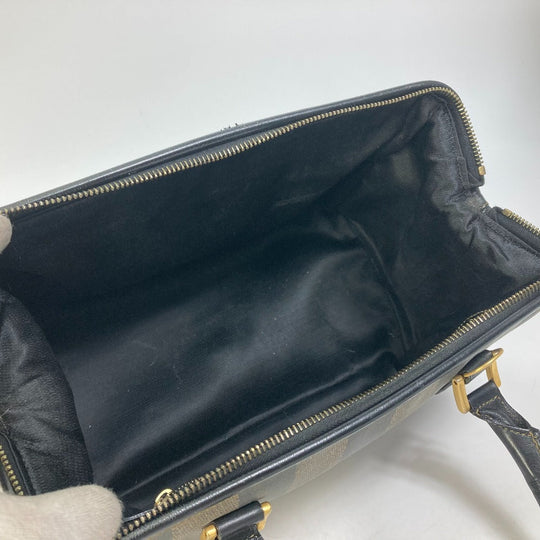 FENDI Handbag Leather / PVC Brown Pecan