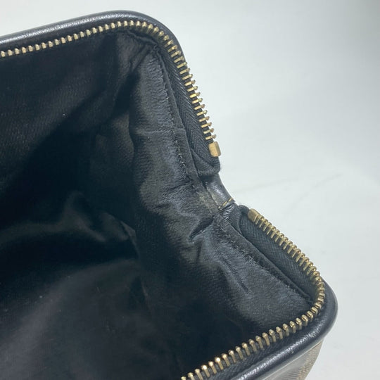 FENDI Handbag Leather / PVC Brown Pecan