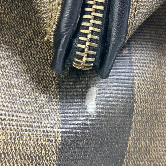 FENDI Handbag Leather / PVC Brown Pecan