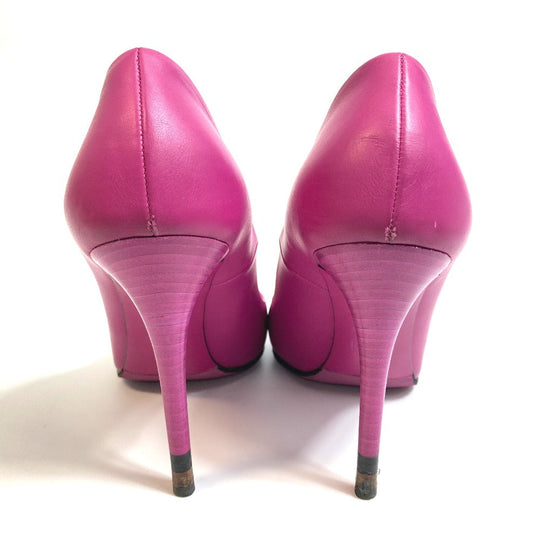 FENDI pumps leather purple Pointed toe Women 39 Used Authentic