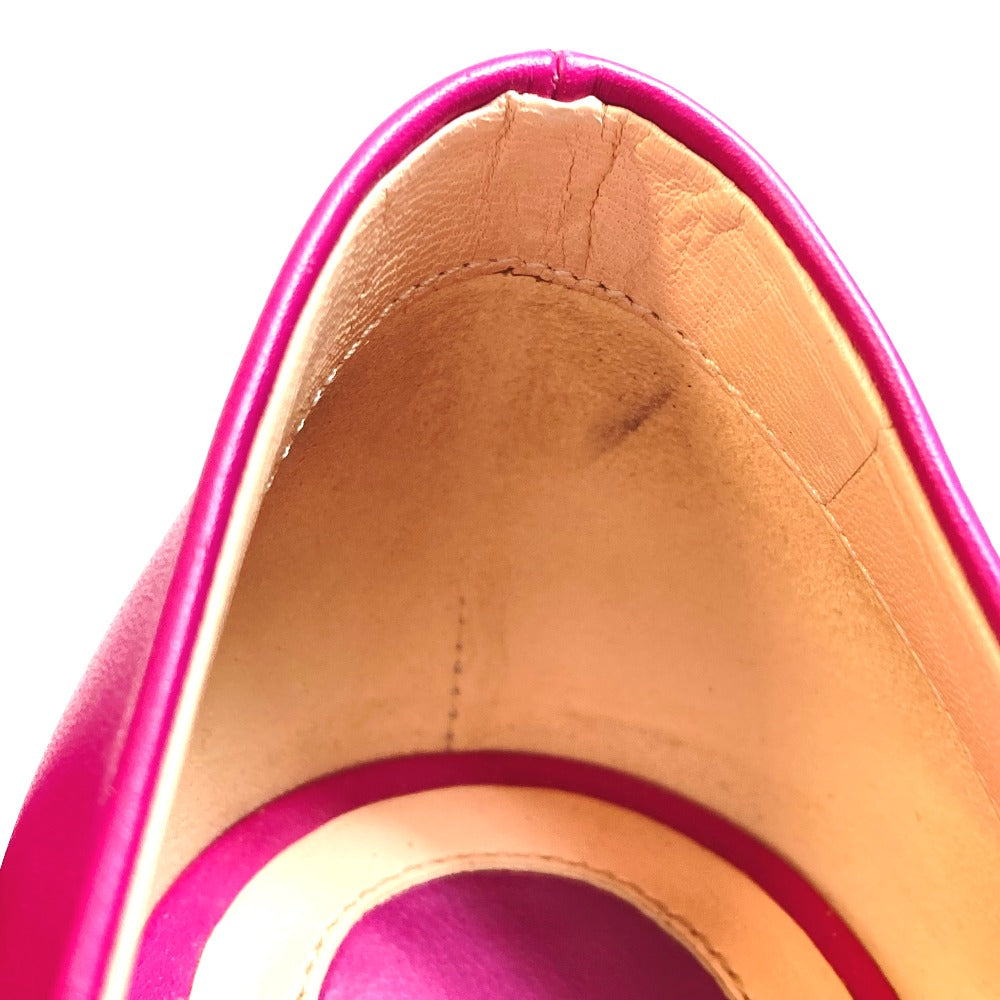 FENDI pumps leather purple Pointed toe Women 39 Used Authentic