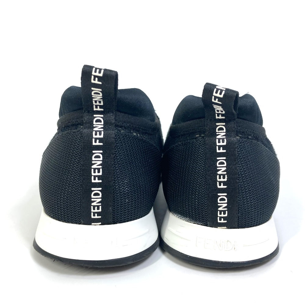 FENDI sneakers 8E8139 canvas black Zucca Women 36 Used Authentic
