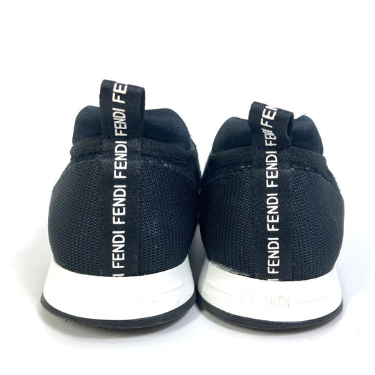 FENDI sneakers 8E8139 canvas black Zucca Women 36 Used Authentic
