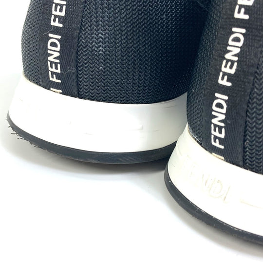 FENDI sneakers 8E8139 canvas black Zucca Women 36 Used Authentic