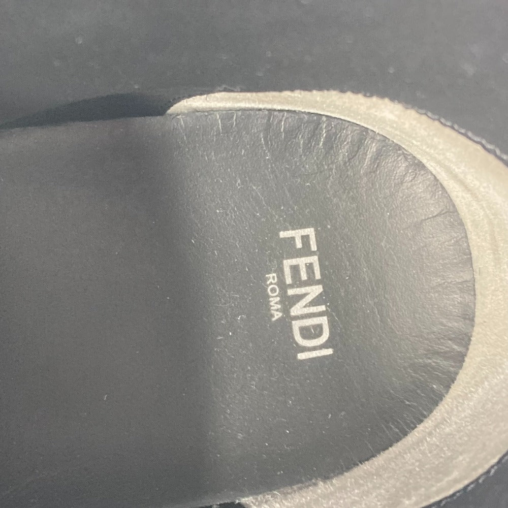 FENDI sneakers 8E6594 Canvas, Coated canvas Brown Zucca high cut logo Women 36 Used Authentic