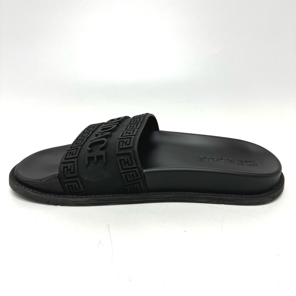 FENDI Sandals 8X8340 rubber black Versace VERSACE collaboration Fendace FENDACE Women 38 Used Authentic
