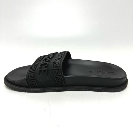 FENDI Sandals 8X8340 rubber black Versace VERSACE collaboration Fendace FENDACE Women 38 Used Authentic