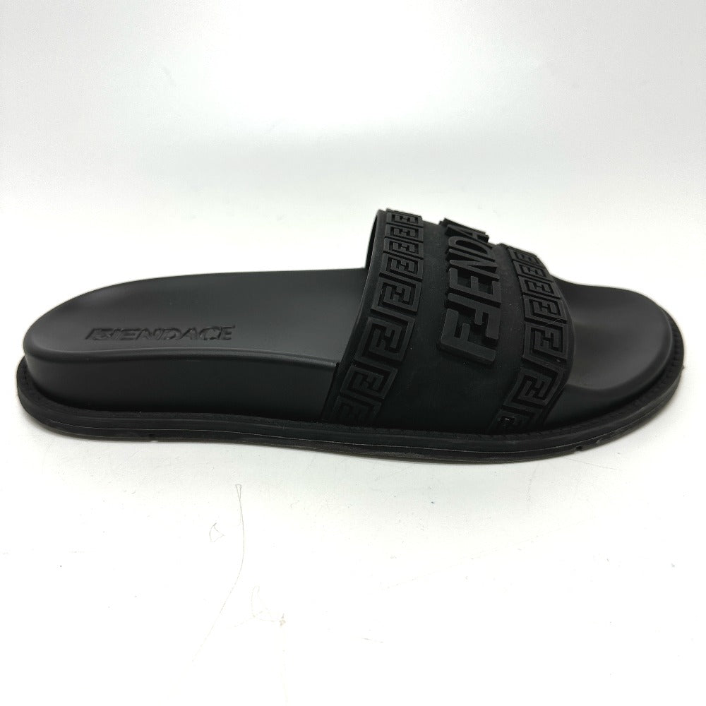 FENDI Sandals 8X8340 rubber black Versace VERSACE collaboration Fendace FENDACE Women 38 Used Authentic