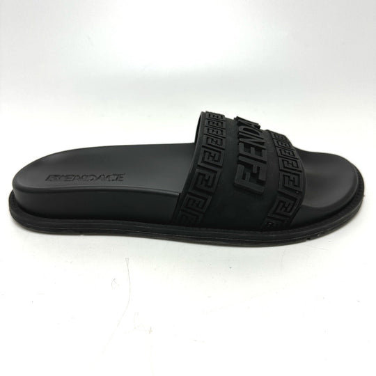 FENDI Sandals 8X8340 rubber black Versace VERSACE collaboration Fendace FENDACE Women 38 Used Authentic