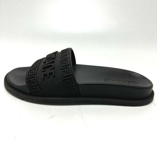 FENDI Sandals 8X8340 rubber black Versace VERSACE collaboration Fendace FENDACE Women 38 Used Authentic