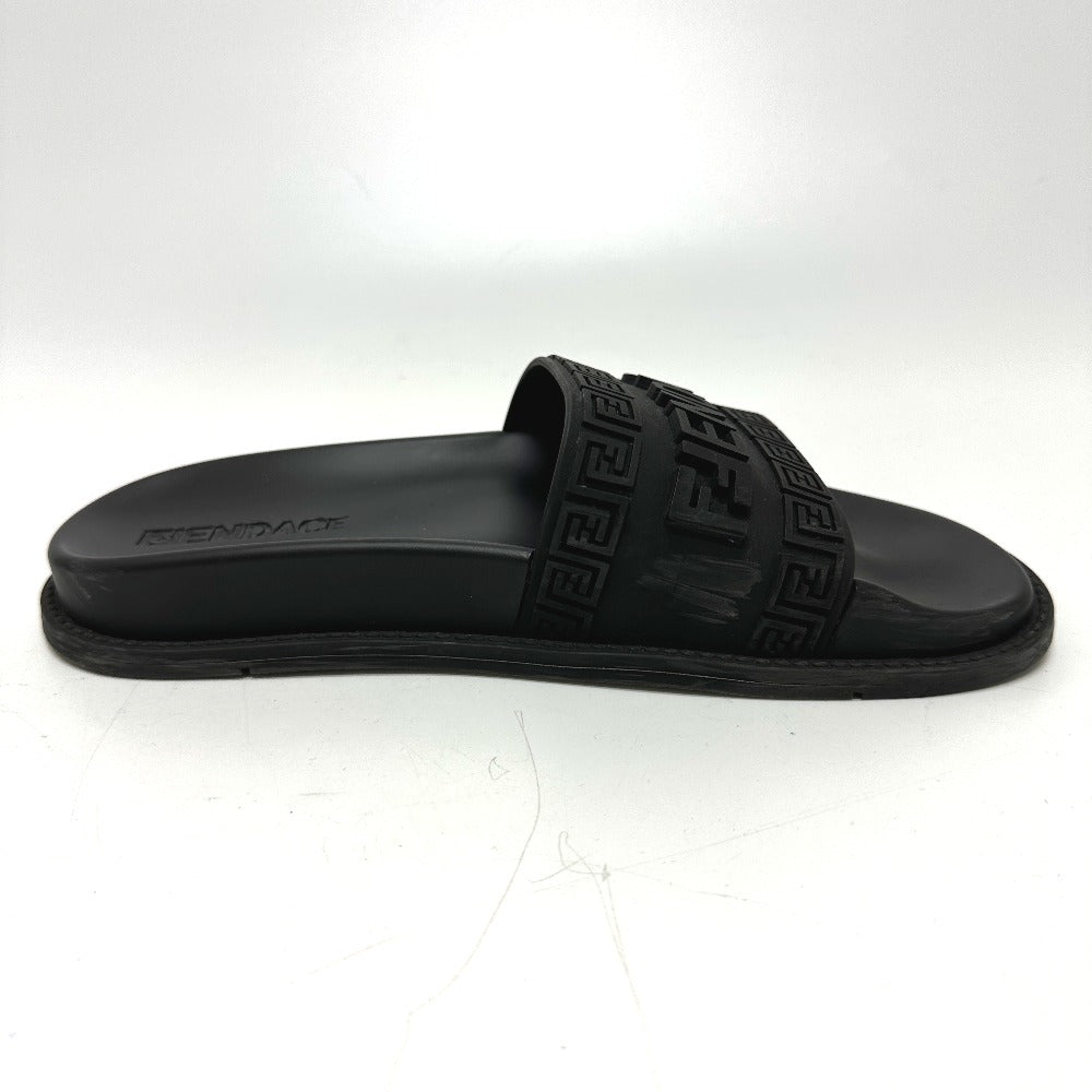 FENDI Sandals 8X8340 rubber black Versace VERSACE collaboration Fendace FENDACE Women 38 Used Authentic