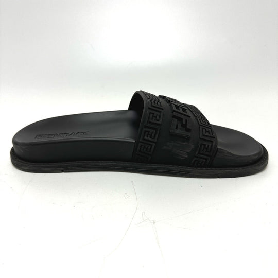 FENDI Sandals 8X8340 rubber black Versace VERSACE collaboration Fendace FENDACE Women 38 Used Authentic