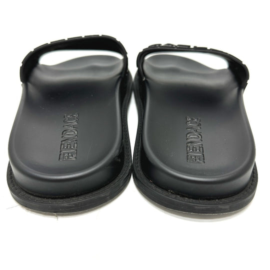 FENDI Sandals 8X8340 rubber black Versace VERSACE collaboration Fendace FENDACE Women 38 Used Authentic