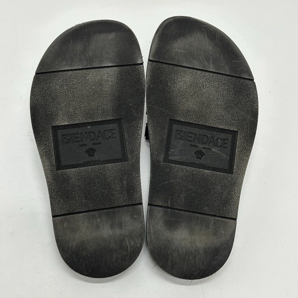 FENDI Sandals 8X8340 rubber black Versace VERSACE collaboration Fendace FENDACE Women 38 Used Authentic