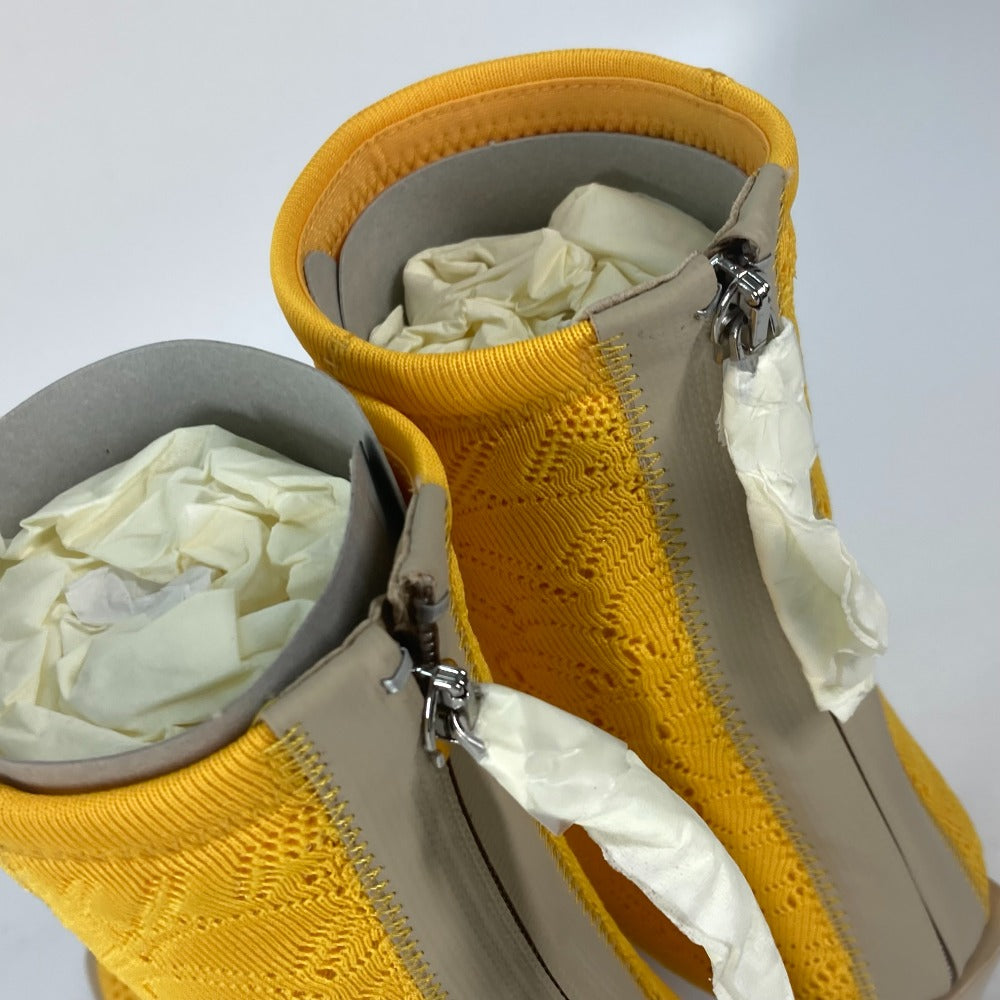 FENDI boots knit yellow Shoes shoes knitted boots Women 35 Used Authentic