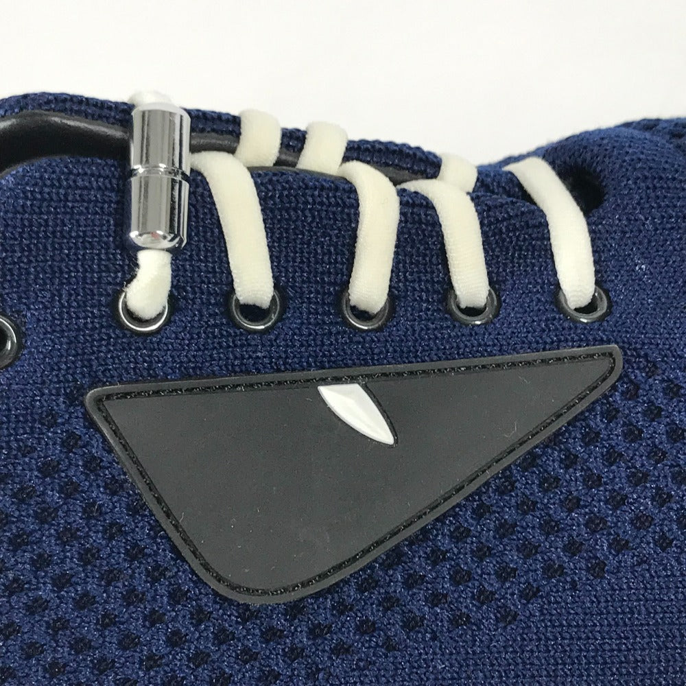 FENDI sneakers 7E1096 mesh blue Shoes shoes monster mens 6 Used Authentic