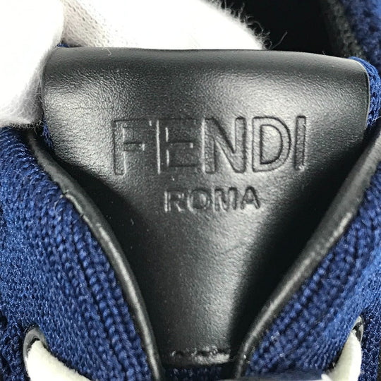 FENDI sneakers 7E1096 mesh blue Shoes shoes monster mens 6 Used Authentic