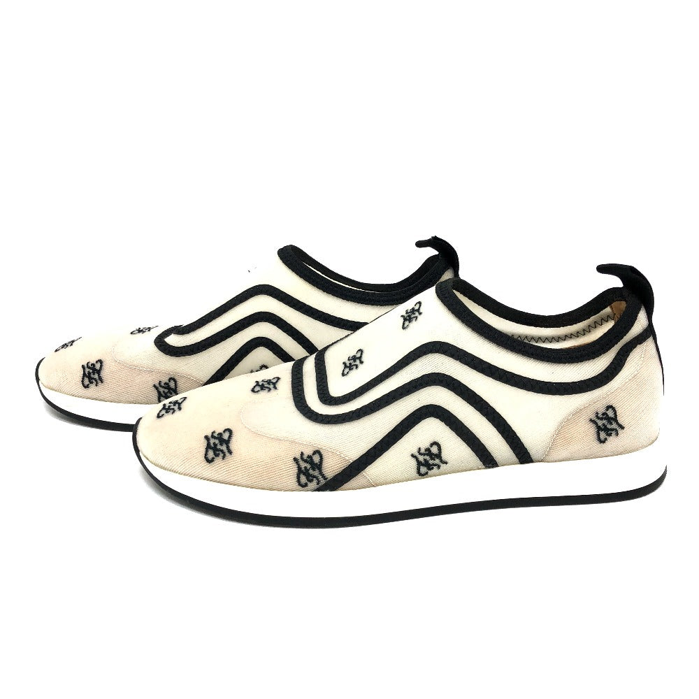 FENDI sneakers mesh white mesh Women 36 Used Authentic