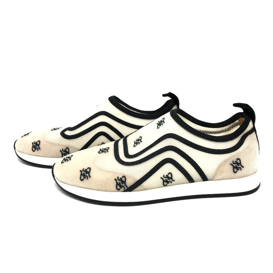 FENDI sneakers mesh white mesh Women 36 Used Authentic