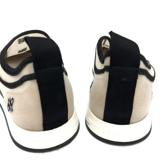 FENDI sneakers mesh white mesh Women 36 Used Authentic