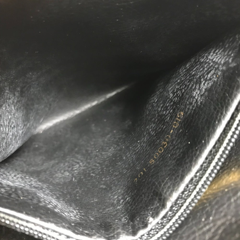 FENDI Shoulder Bag PVC / Leather Brown x black vintage Pecan