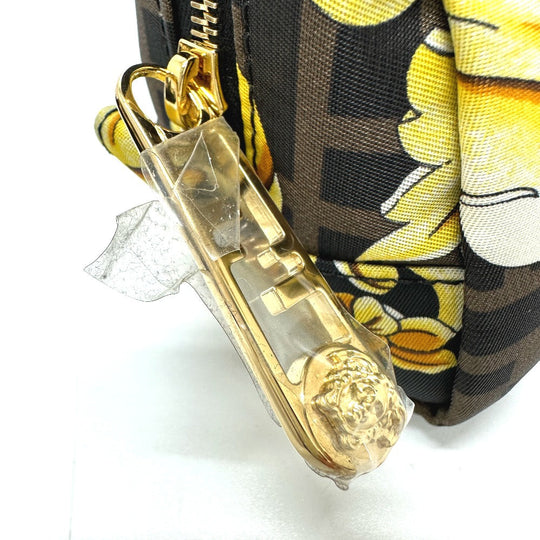FENDI Pouch 8N0172 Nylon Brown Versace VERSACE collaboration Fendace FENDACE Women Used Authentic