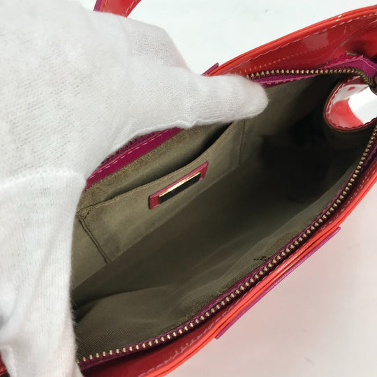 FENDI Handbag enamel pink By color Women Used Authentic